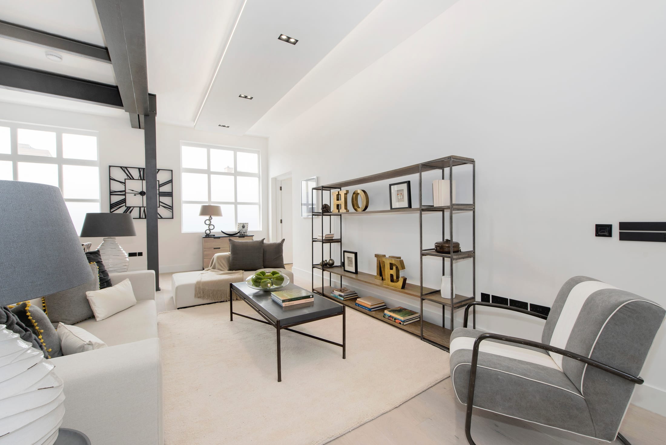 Mandeville Courtyard warehouse conversion interior